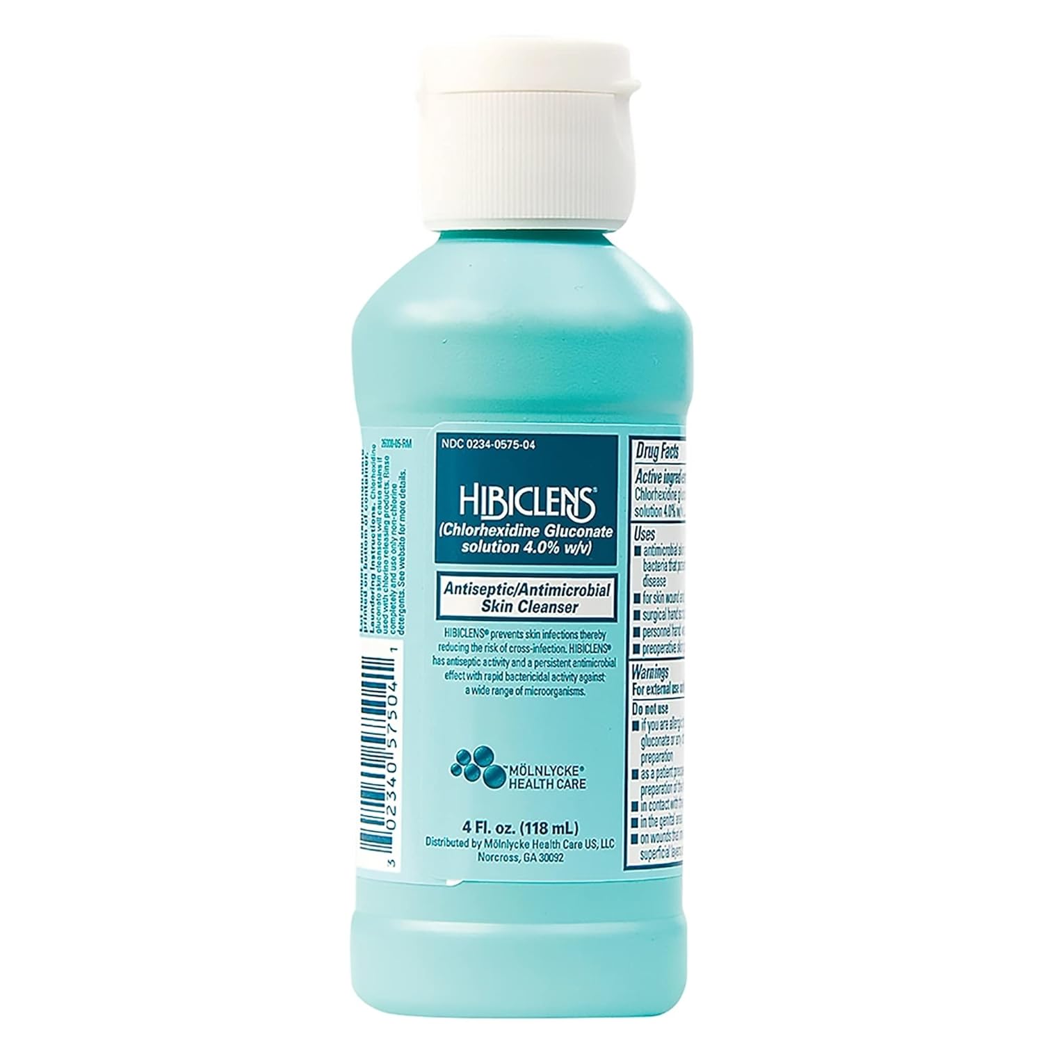 Hibiclens – Antimicrobial and Antiseptic Soap and Skin Cleanser – 4 oz – for Home and Hospital – 4% CHG