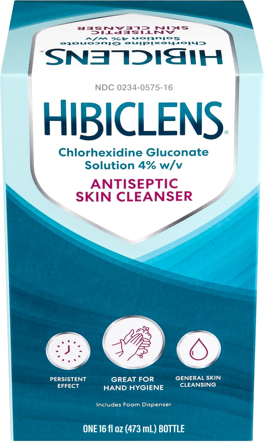 Hibiclens – Antimicrobial and Antiseptic Soap and Skin Cleanser – Foaming Pump Included – 16 oz – for Home and Hospital – 4% CHG - Image 3