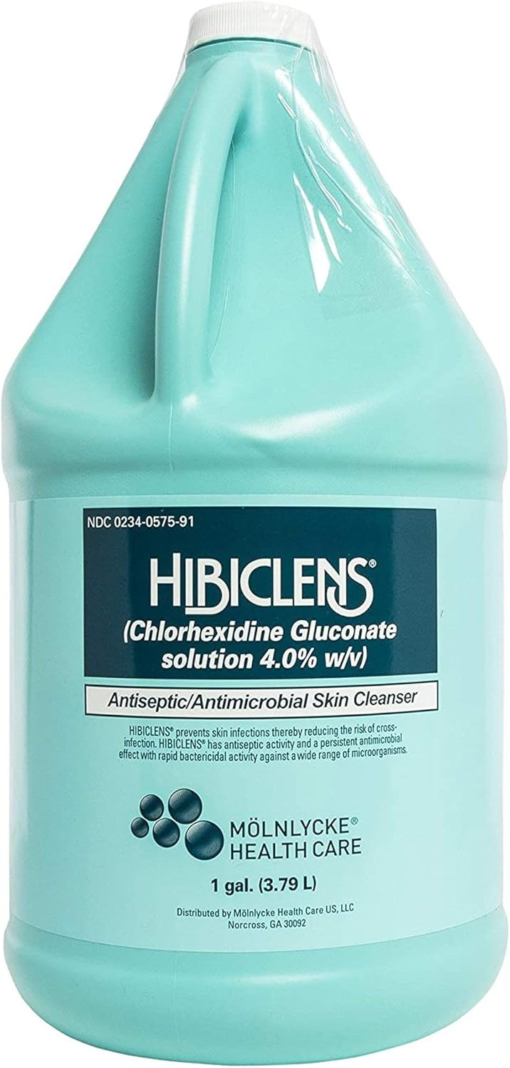 Hibiclens – Antimicrobial and Antiseptic Soap and Skin Cleanser – 1 Gallon – for Home and Hospital – 4% CHG