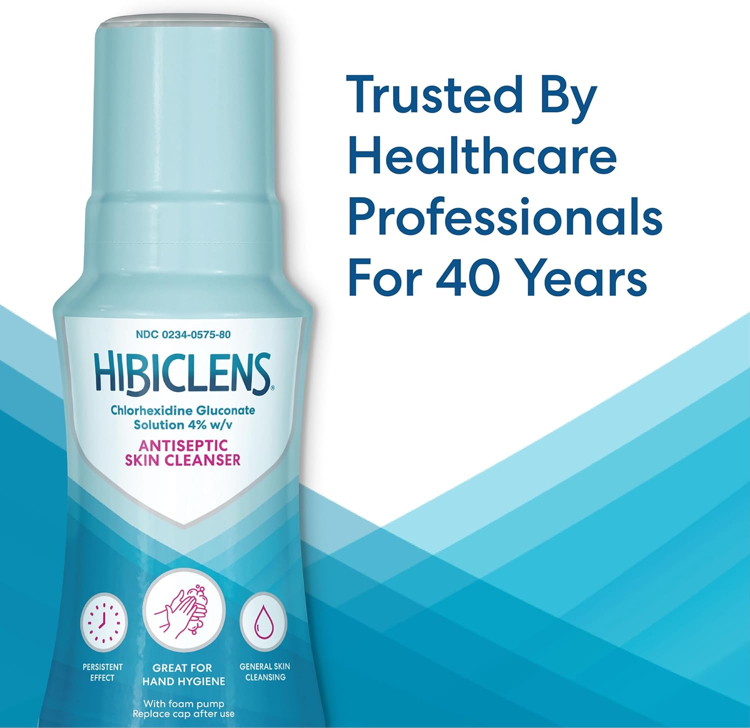 Hibiclens – Antimicrobial and Antiseptic Soap and Skin Cleanser – 8 oz with Foaming Pump – for Home and Hospital – 4% CHG - Image 3