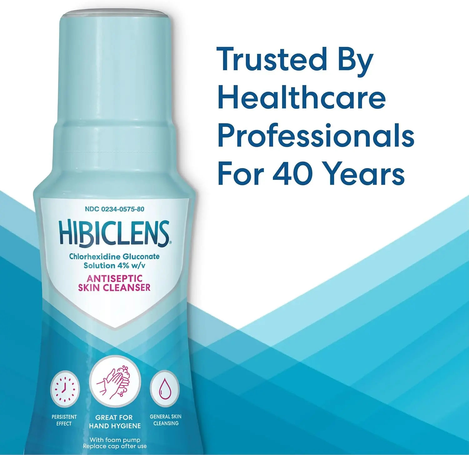 Hibiclens – Antimicrobial and Antiseptic Soap and Skin Cleanser – 8 oz with Foaming Pump – for Home and Hospital – 4% CHG - Image 3